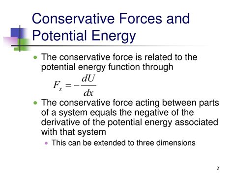 PPT - 7.4 Conservative Forces and Potential Energy PowerPoint ...