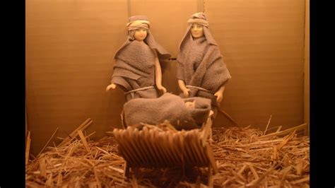 Homemade Nativity Scene (Easy & Beautiful!) - YouTube