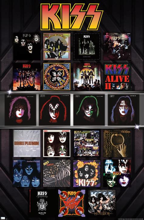 Kiss - Albums in 2021 | Album, Multiple color, Poster wall