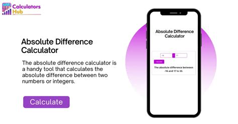 Absolute Difference Calculator | Fast and Accurate