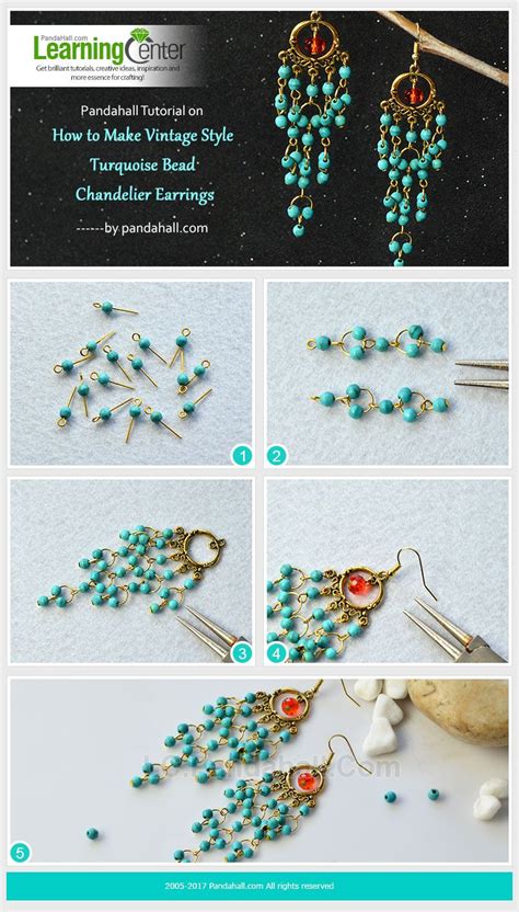 PandaHall Tutorial on How to Make Vintage Style Turquoise Bead ...