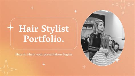 Hair Stylist Portfolio | Google Slides & PowerPoint template