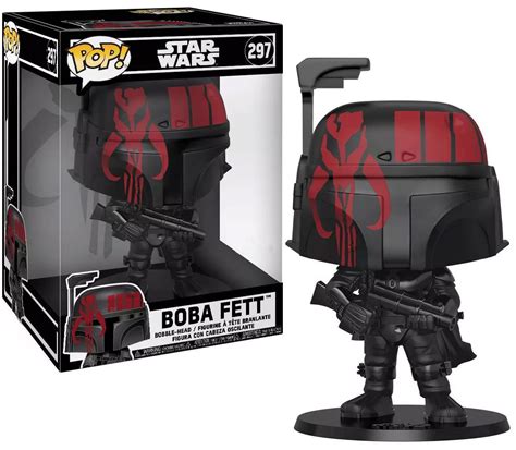 Funko POP! Star Wars Boba Fett Vinyl Bobble Head [Futura x, Super-Sized ...