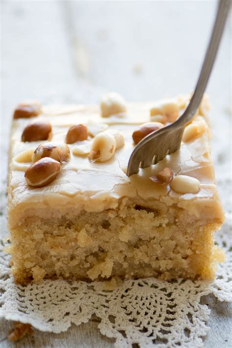 Old Fashioned Peanut Butter Cake Recipe - Best Crafts and Recipes