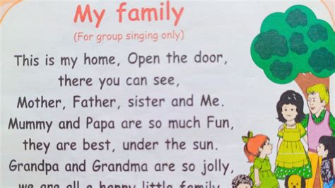 My Family | Nursery Rhymes | Kids Songs | Poems | S&D Teacher - YouTube