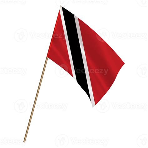 Isolated national flag of Trinidad and Tobago 23636340 PNG