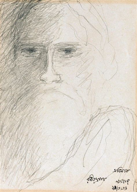 rabindranath tagore painting ,rabindranath tagore artworks ,portrait of rabindranath tagore ...