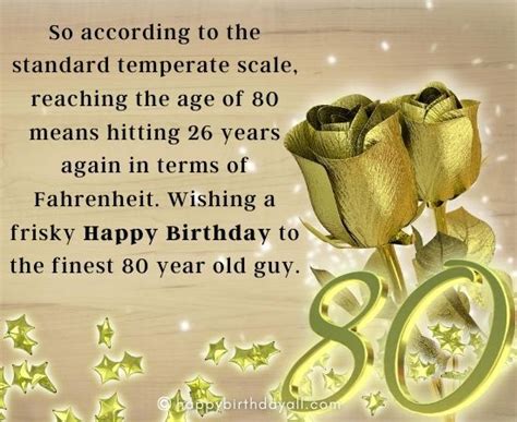 Soulful Happy 80th Birthday Wishes & Messages for 80 Year Old