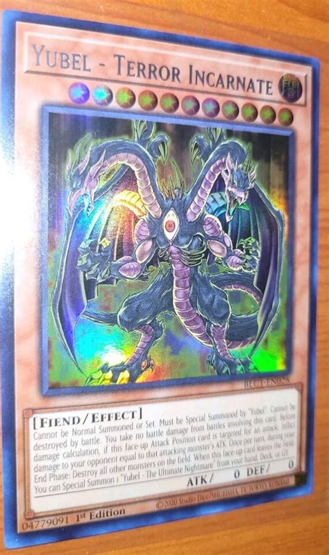 YU-GI-OH! Yubel - Terror Incarnate BLC1-EN028 Ultra Rare (Silver) 1st ...