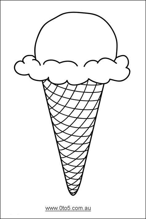 Printable template - ice_cream