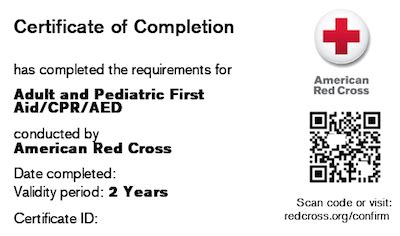 Certifications / CPR Certification