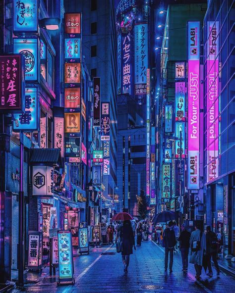 Aesthetic Japanese Nightlife Wallpapers - Wallpaper Cave