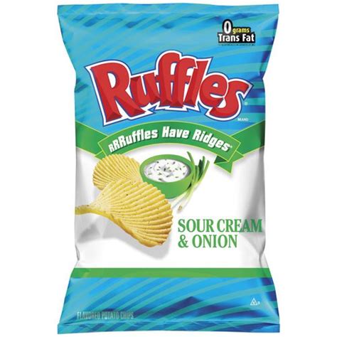 Amazon.com: RUFFLES POTATO CHIPS SOUR CREAM & ONION 8.5 OZ