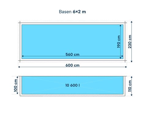 6 x 2 m swimming pool with liner | A&M Przeciszów | cottages, saunas, tubs