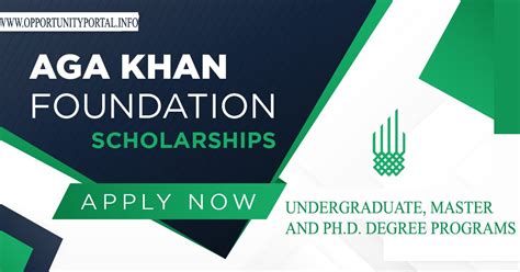 Aga Khan Foundation Scholarship 2023-24 (Fully Funded) - Opportunity Portal