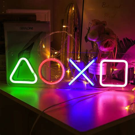 Neon-Sign-Custom-Game-Icon-Light-for-Wall-Hanging-Atmosphere-Playstation-Lamp-LED-Colorful ...