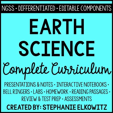 Earth Science Curriculum | Stephanie Elkowitz