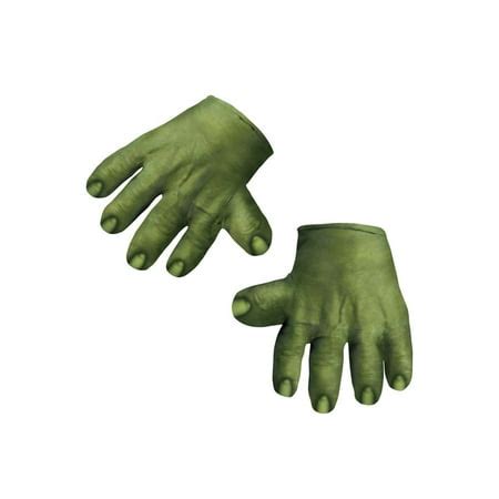 Adult The Avengers The Incredible Hulk Costume Accessory Hands ...