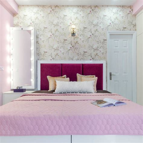 Pastel-Coloured Wallpaper Design For Bedrooms | Livspace