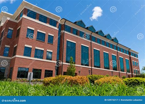 Modern building on campus stock image. Image of higher - 53973217