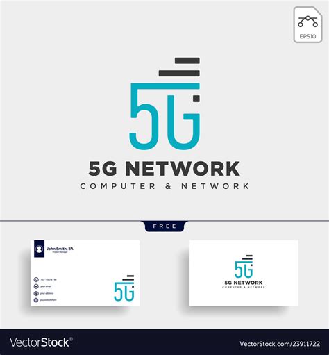 4g network creative logo template icon element Vector Image