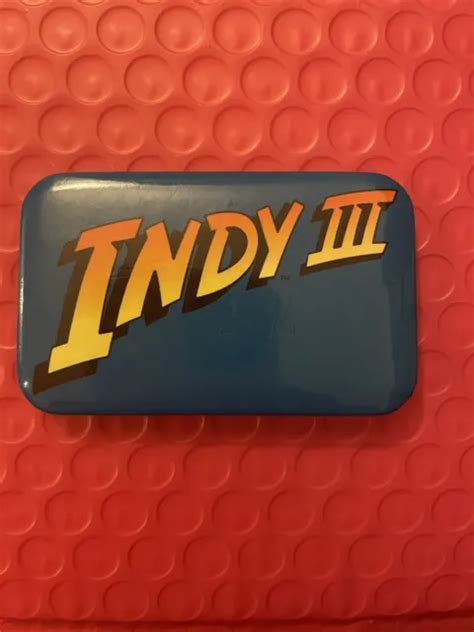 INDIANA JONES AND LAST CRUSADE: INDY III 1988 Vintage Promo Button Pin $8.00 - PicClick