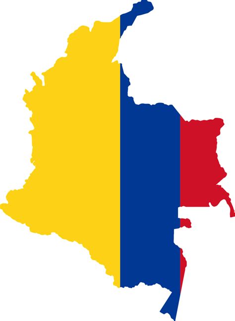 Colombia Bandera Mapa - Gráficos vectoriales gratis en Pixabay - Pixabay