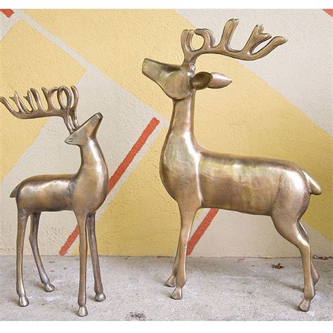 Large Metal Reindeer 2 - Flowers Talk Tivoli