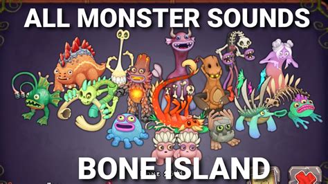 My Singing Monsters Bone island - All Monsters Sounds - YouTube