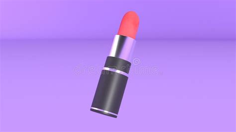 Red Lipstick Fashion Beauty Cosmetic Products Stock Illustration - Illustration of cosmetic ...