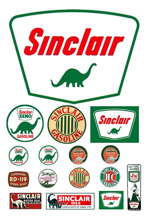 1:25 G scale model Sinclair Oil gasoline station gas signs Vintage Labels, Vintage Ads, Vintage ...