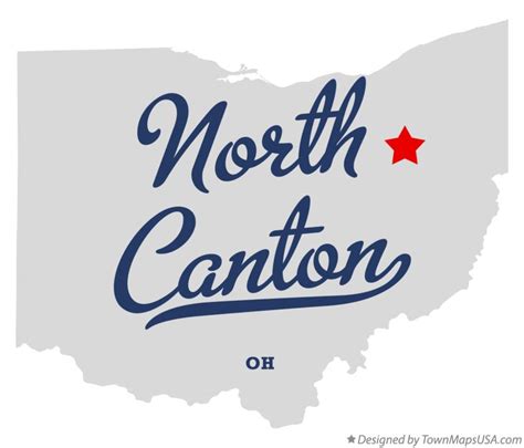 North Canton Ohio Map - Agnese Latashia