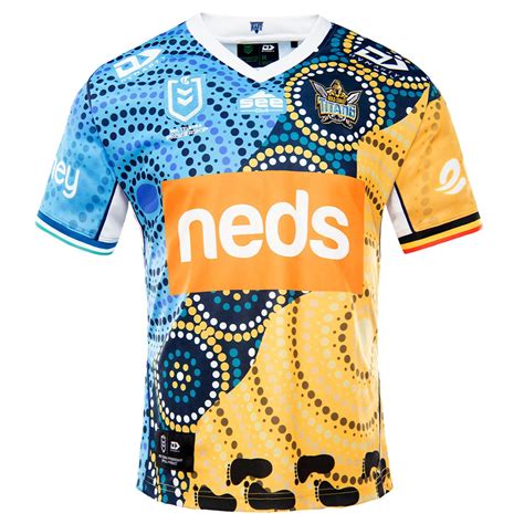 Buy 2021 Gold Coast Titans NRL Home Jersey - Youth - NRL Jerseys