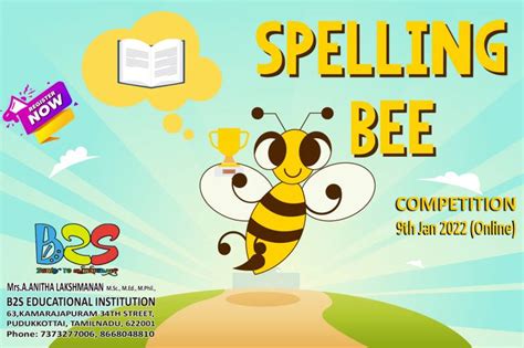 NATIONAL LEVEL SPELLING BEE COMPETITION BY B2S EDUCATIONAL INSTITUTIONS ...