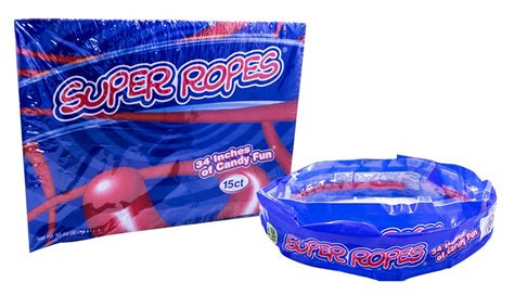 Licorice Super Rope Rollin Red 2oz Rope or 15 Count Box — b.a. Sweetie Candy Store