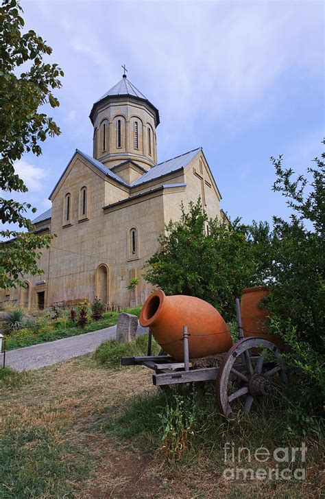 The Church of St Nicolas inside the Narikala Fortress Tbilisi Photograph by Robert Preston ...