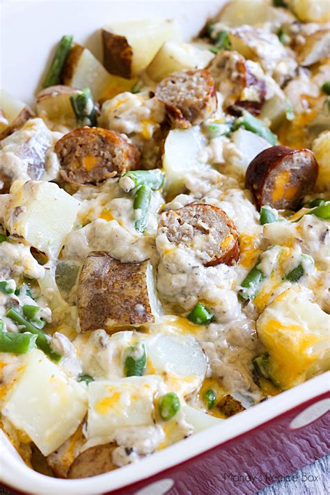 Potato and Brat Casserole | Mandy's Recipe Box | Recipe | Bratwurst recipes, Leftovers recipes ...