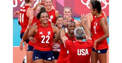 The US Women's Volleyball Team Wins Their First Olympic Gold | POPSUGAR ...