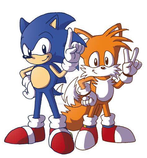 DD: Classic Sonic 'n'Tails by ThePandamis on DeviantArt