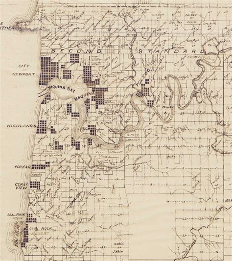 Lincoln County Oregon 1895 Old Wall Map Reprint - Etsy