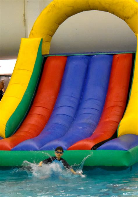 Greenwich Scouts Enjoy Family Fun Night at YMCA: Pool Event Features Inflatable Slide and ...