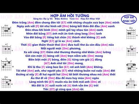 Hợp Âm | Hồi Tưởng | Am La thứ - YouTube