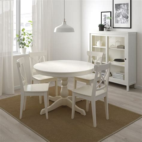 INGATORP Extendable table - white - IKEA