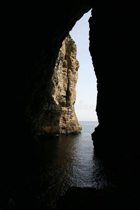 Seaside cave stock photo. Image of contrast, coastal, hidden - 977212