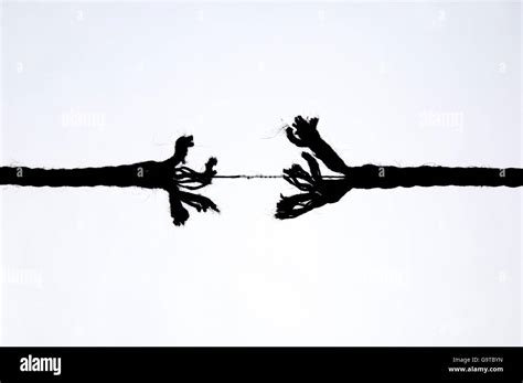 Frayed rope silhouette hi-res stock photography and images - Alamy