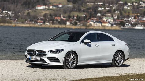 2020 Mercedes-Benz CLA 220 d Coupe AMG Line (Color: Digital White Metallic) - Front Three ...