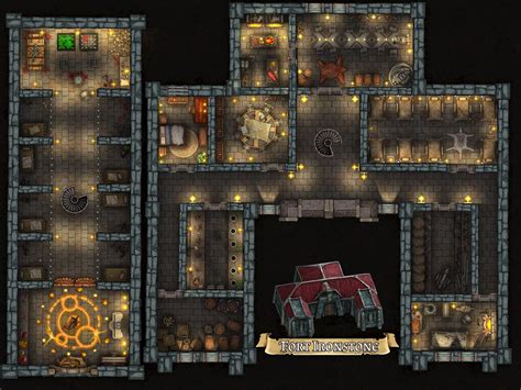 Fort Ironstone - a dwarven fortress : r/inkarnate