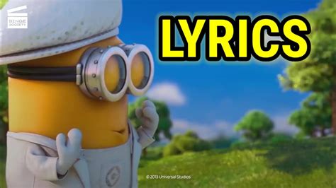 Minion songs with lyrics - neryscore