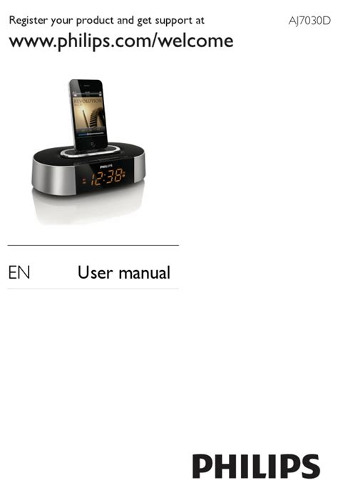 PHILIPS AJ7030D/98 CLOCK RADIO USER MANUAL | ManualsLib