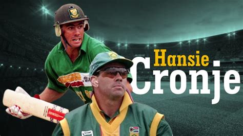 Hansie Cronje: Biography, Age, Records, Height, Achievements, Family ...